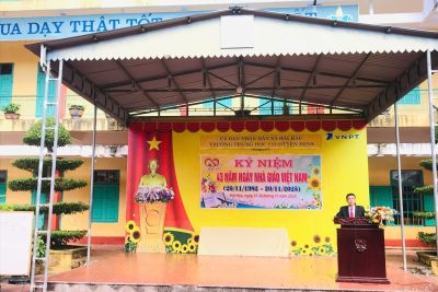 HOẠT ĐỘNG KỶ NIỆM 43 NĂM NGÀY NHÀ GIÁO VỆT NAM 20/11 TRƯỜNG THCS YÊN ĐỊNH